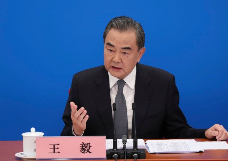 Wang Yi, ministro de relaciones exteriores de China