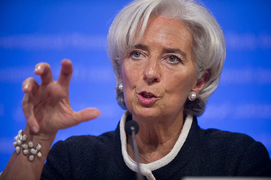 Christine Lagarde, directora general del FMI.