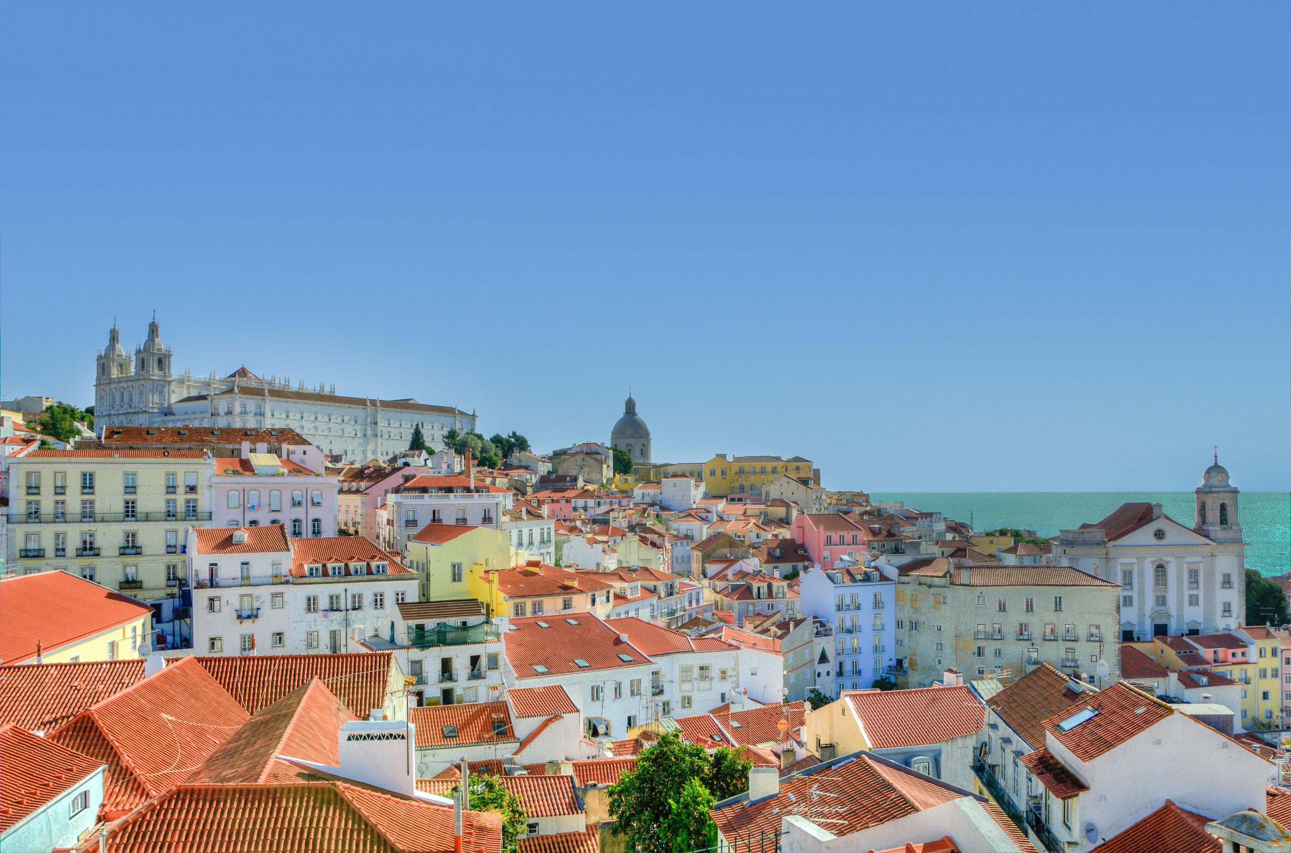city lisbon houses portugal 9253