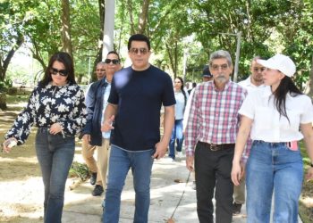 Collado manifestó que la obra tiene un costo de más de RD$250 millones en la intervención del parque.