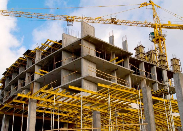 El área total de construcción con licencias del sector privado ascendió a 5,356,758.4 metros cuadrados.