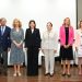 El conversatorio contó con la presencia de la vicepresidenta de la República, Raquel Peña, y los embajadores de la Unión Europea residentes en el país, Katja Afheldt (Unión Europea), Antonio Pérez-Hernández (España), y otros.