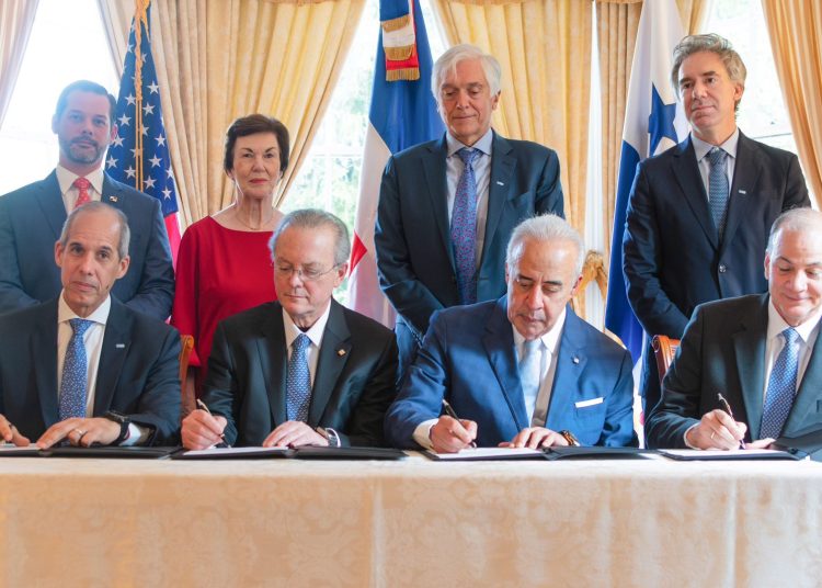 El acto de firma fue celebrado en la Embajada de la República Dominicana en Washington D.C. | Fuente externa.