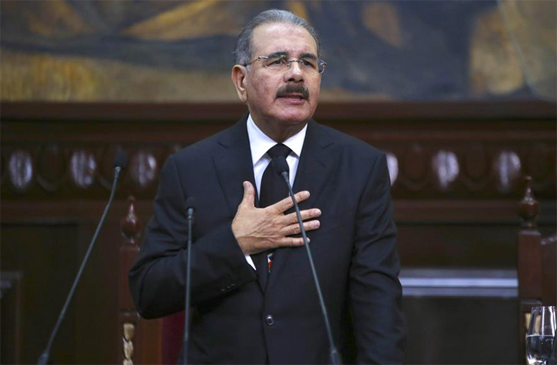 Danilo Medina en sus discurso de rendición de cuentas en la Asamblea Nacional.