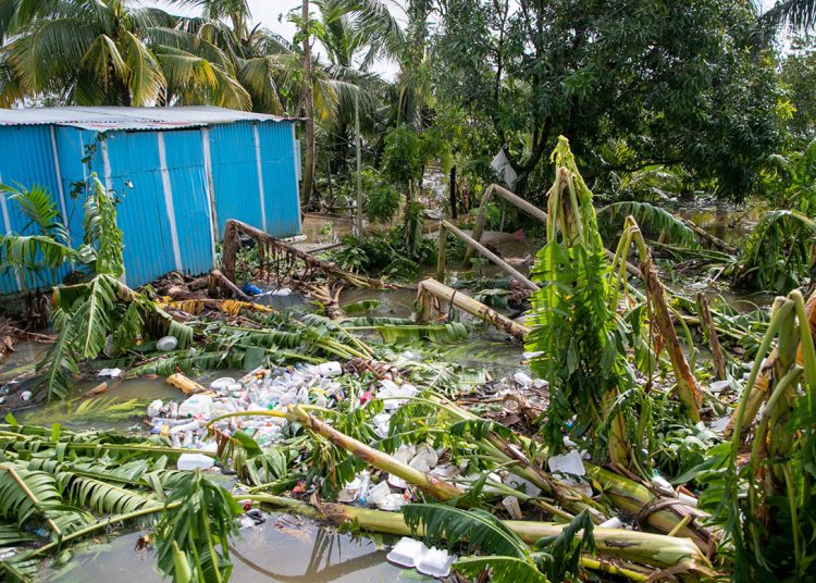 La Oficina Nacional de Estadística (ONE) indica que 750,920 viviendas están expuestas a riesgo naturales. - Fuente externa.