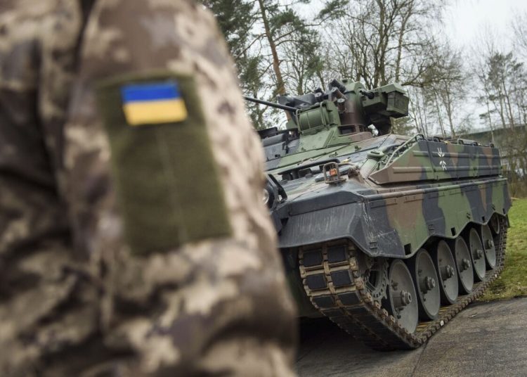 Estados Unidos es el mayor donante de ayuda militar a Ucrania con US$43,000 millones desde que Rusia lanzó su invasión a gran escala. - Fuente externa.