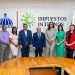 El director de la DGII, Luis Valdez Veras, y el titular de la DGCP, Carlos Pimentel Florenzán, firman circular que ordena la facturación electrónica en las constrataciones estatales.