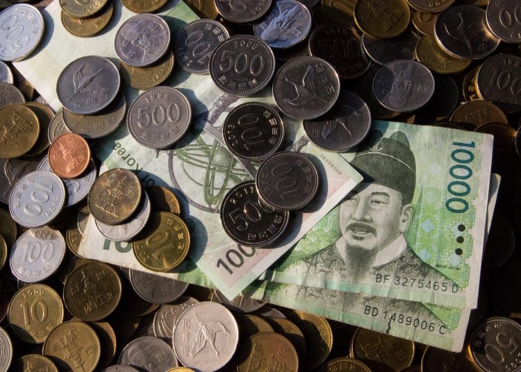 Wones moneda Corea del Sur