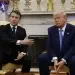 Así respondió el mandatario al ser preguntado durante una rueda de prensa en la Casa Blanca junto al presidente francés, Emmanuel Macron.