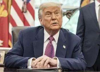 "Estamos obteniendo un total de 55% de aranceles, China está obteniendo el 10%. ¡La relación es excelente!", indicó Trump.