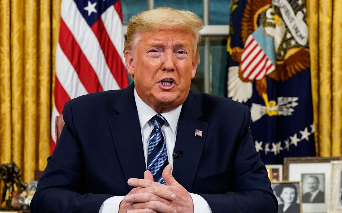 donald trump viajes europa coronavirus