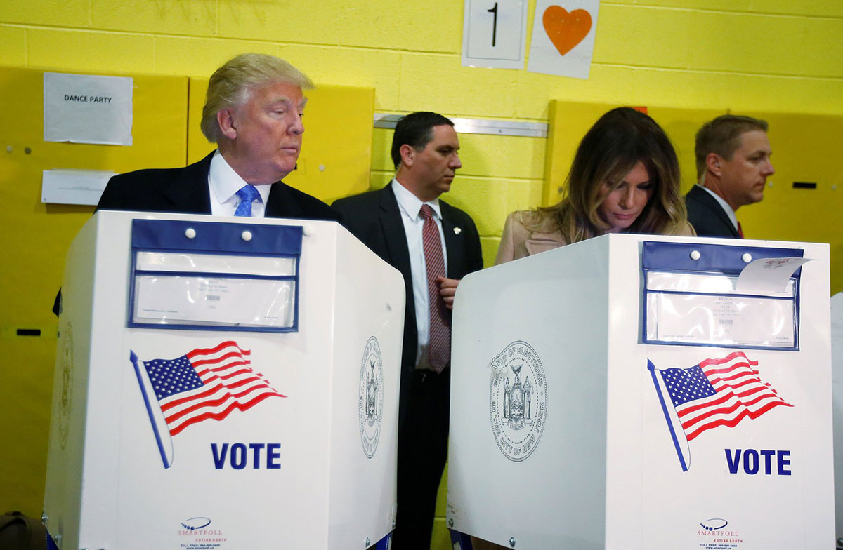 donald trump vote melania trump