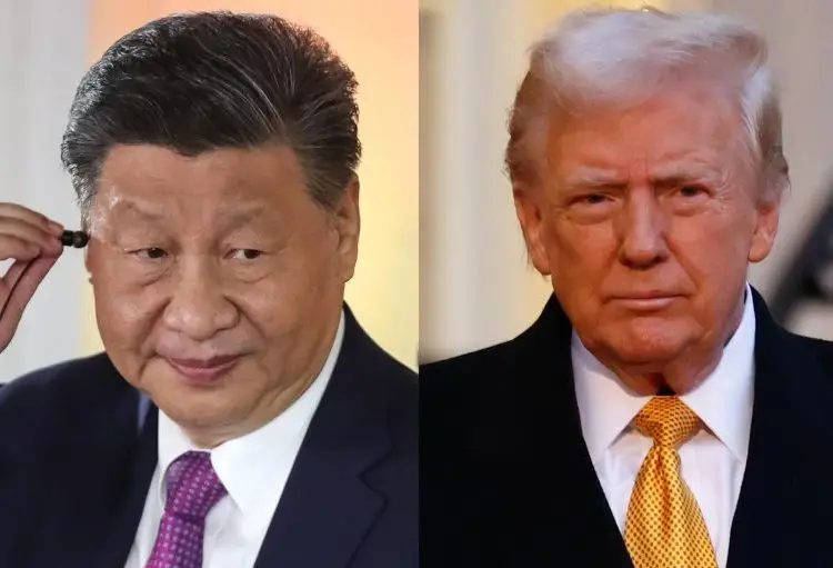 Xi Jinping y Donald Trump.