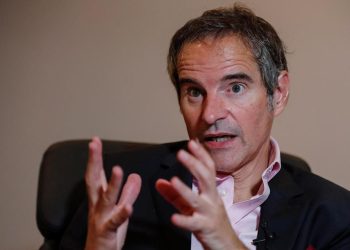 El director del Organismo Internacional de la Energía Atómica (OIEA), Rafael Grossi. | Sebastiao Moreira, EFE.