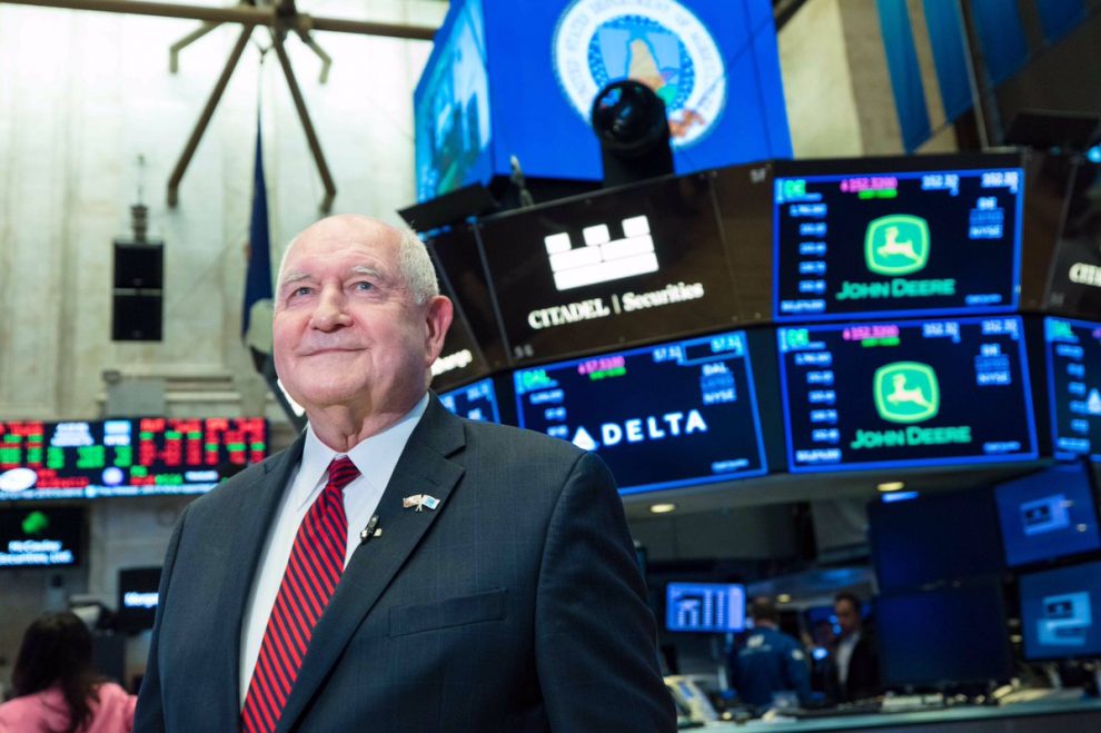 el secretario de usda sonny perdue