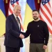 Presidente de EE.UU, Joe Biden y el  presidente de Ucrania, Volodímir Zelenski. Fuente externa.