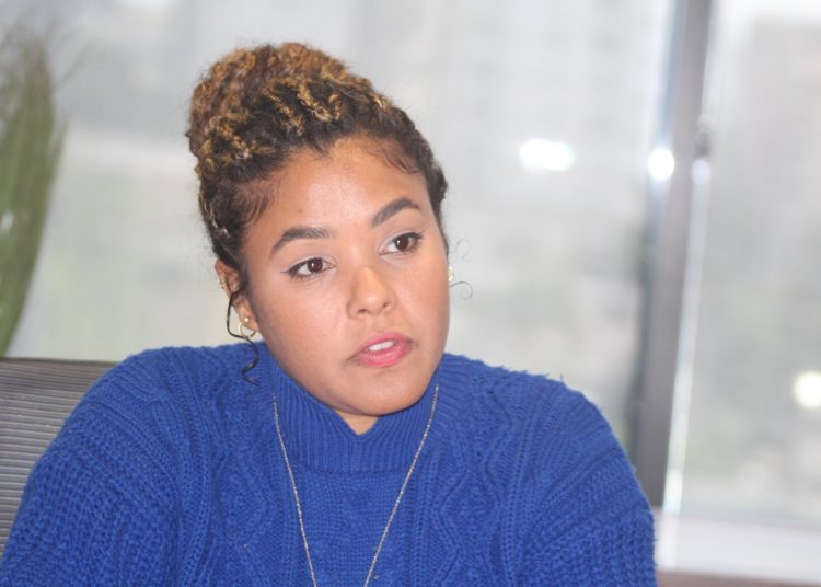 Karina Arias, líder de Reclutamiento de Broadway Support Services. Fotografía: Ronny Cruz.