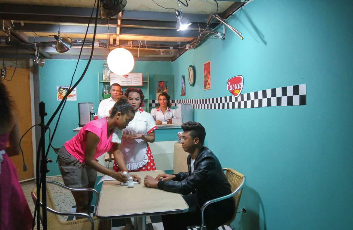 estudiantes escuela de cine uasd