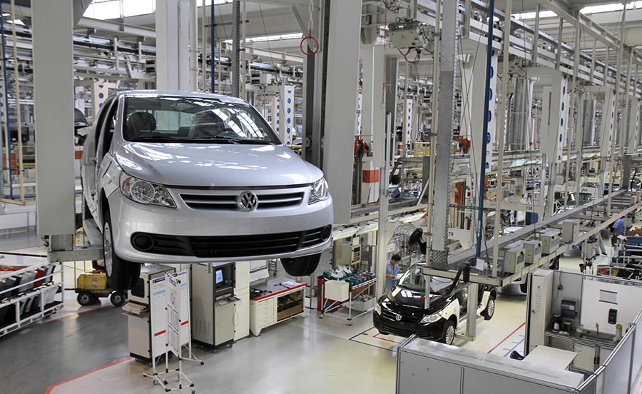 Fábrica de Volkswagen.