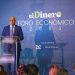 Jairon Severino, director del periódico elDinero, durante la apertura del Foro Económico elDinero 2023.