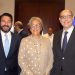 Francisco Torres, Vilma Arbajo y José Luis de Ramón, durante el III Foro Económico elDinero 2023.