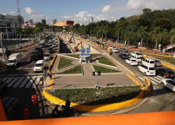 Paso a desnivel de la avenida 27 de Febrero con Máximo Gómez. - Fuente externa.