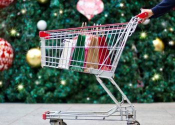 Compras navideñas. - Fuente externa.