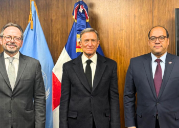 El ministro Álvarez sostuvo también un intercambio con Carlos Ruiz Massieu, representante especial del secretario general de la ONU.