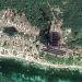 Paneles solares instalados por CEPM en la isla Saona, vistos desde imagen satelital.