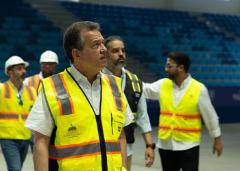 El ministro destacó que ya han sido entregados y se encuentran listos los pabellones de tiro con arco y flecha y halterofilia.