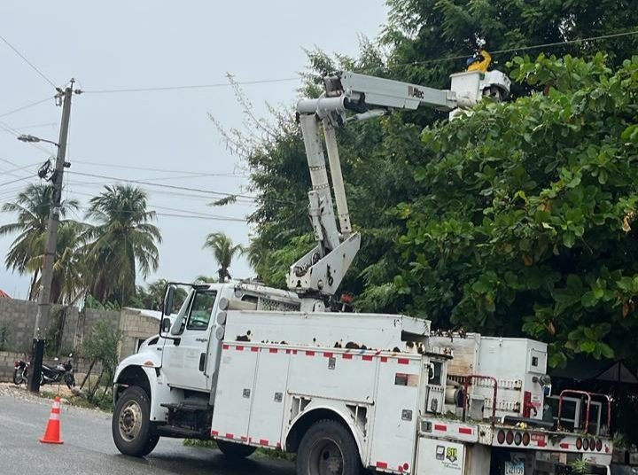 En tanto, el 95.95% de la red se mantuvo operativa durante toda el fenómeno natural.