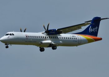 LIAT es una aerolínea con sede en el Aeropuerto Internacional V. C. Bird en Saint John. - Fuente externa.