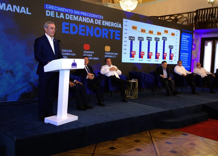 El presidente Luis Abinader encabezó la presentación.