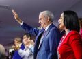 Luis Abinader estuvo junto a la vicepresidenta Raquel Peña y la primera dama Raquel Arbaje.