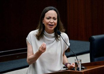 La opositora aseguró que la sociedad venezolana está unida en torno a los valores de libertad, justicia y democracia.