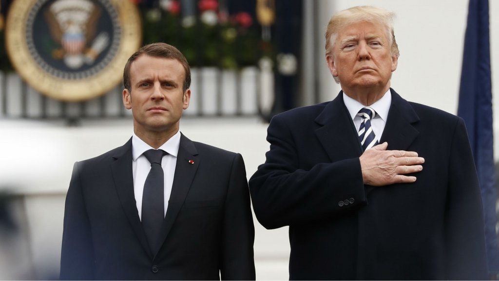 macron trump