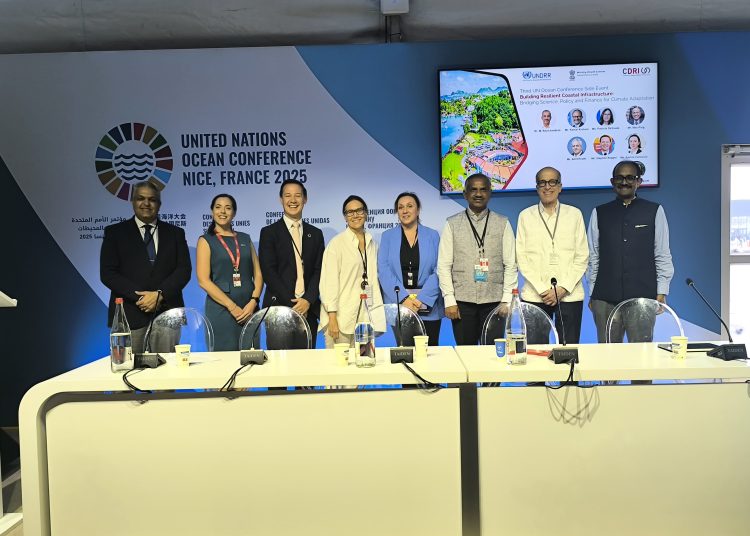 El vicepresidente ejecutivo del Cnccmdl participa en panel “Construyendo Infraestructura Costera Resiliente: Uniendo Ciencia, Política y Finanzas para la Adaptación Climática”, organizado por la CDRI en Francia.