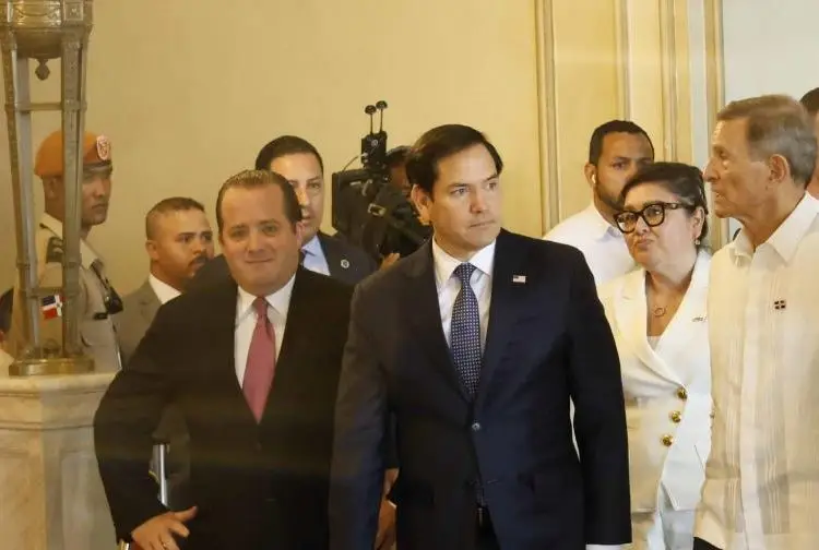 Rubio sostendrá encuentro privado y un almuerzo con el presidente Luis Abinader y varios ministros.