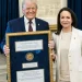 Trump y Machado habían adelantado por separado sobre la entrega de la medalla, que ocurrió durante el almuerzo.