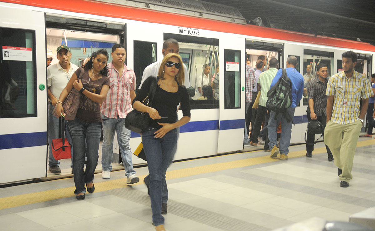 metro de santo domingo pasajeros