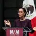 La presidenta aseguró que en la empresa "no están en lo correcto" porque "ni siquiera el presidente Trump está planteando que a todo el Golfo de México se le llame 'Golfo de América', sino solamente a su plataforma continental.