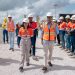 Recientemente el ministro Joel Santos visitó las instalaciones de la minería Barrick Pueblo Viejo, la principal exportadora de oro del país.