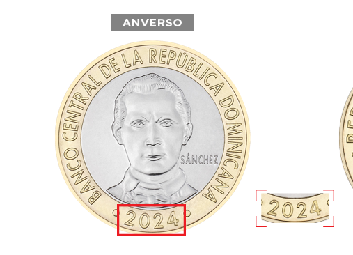El BCRD precisó que estas monedas conservarán su fuerza liberatoria.