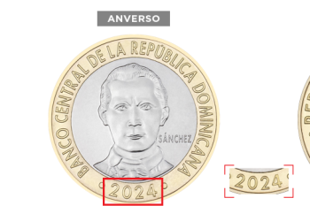 El BCRD asegura que estas monedas poseen las mismas características de las monedas de RD$5.00 actualmente en circulación.