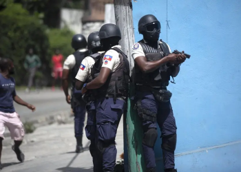 Agentes de la Policía Nacional haitiana. - Fuente externa.