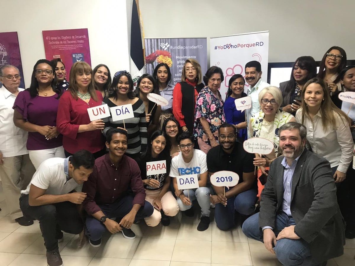Equipo organizador del evento Un día