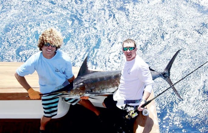 El marlin azul es el pez más codiciado por los deportistas.