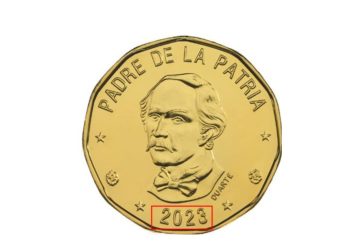 Dijo que estas monedas poseen las mismas características de las monedas de RD$1.00 actualmente en circulación, variando solamente el año de acuñación.