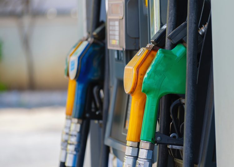 Expendedor de gasolina - Fuente externa.