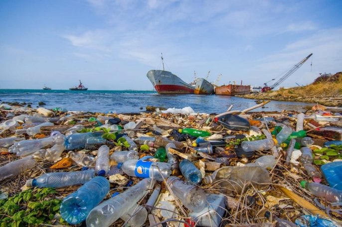 plastico en el oceano